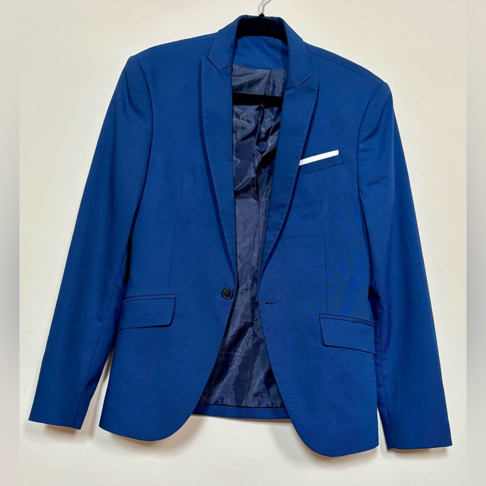 Zara Blue Sport Coat with Modern Tailored Fit